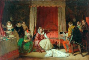 La reine Elizabeth en colère