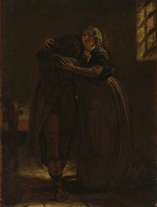 Étude pour "Viens te reposer dans ce sein, mon propre cher affligé" - Augustus Leopold Egg