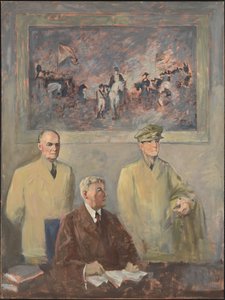 Le Haut Commandement - Panneau de gauche, 1947-1949