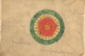 Conception pour une couronne de chêne et de gland, peut-être liée aux conceptions pour le fauteuil du président - Augustus Welby Northmore Pugin