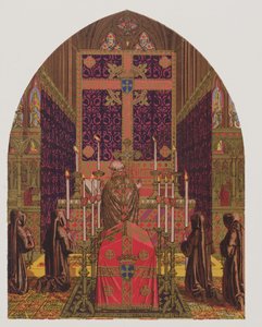 Design ecclésiastique, Le Glossaire des ornements et costumes ecclésiastiques, lithographie par H.C. Maguire, 1844
