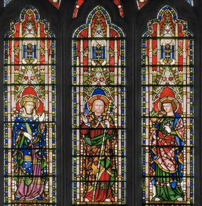 Vierge et Christ avec Saints, Fenêtre Est (détail)