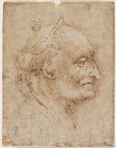 Vieille tête de voûte à droite, 16ème siècle - Aurelio Luini
