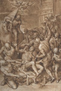 Le Martyre de Saint Laurent, années 1580-début 1590 - Aurelio Luini