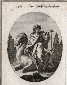 Allégorie de la discrétion. Le fil à plomb qu