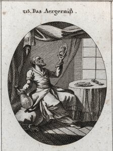 Allégorie du scandale. Il tient d