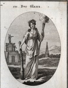 Allégorie de la splendeur. La massue sur laquelle elle s