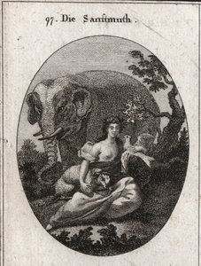 Allégorie de la douceur ou de la mansuétude, couronnée d