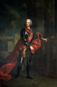 Comte Leopold Joseph von Daun (1705-66), maréchal et commandant en chef autrichien pendant la guerre de Sept Ans, battant Frédéric le Grand au siège de Kolin