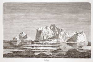 Icebergs, avec le Tegetthoff, 1876