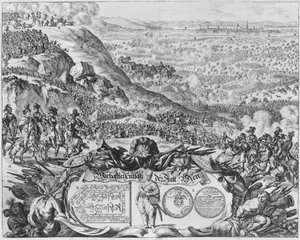 Le siège de Vienne de 1683, vers 1783 - Austrian School
