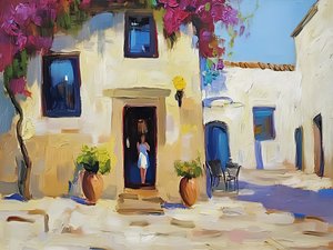 Entrée du village de Bougainvillea - Avanesova Elena
