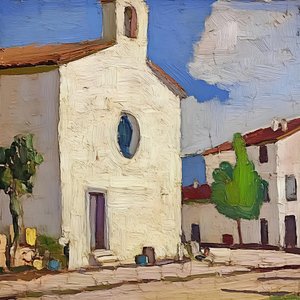 Une église de village pittoresque - Avanesova Elena