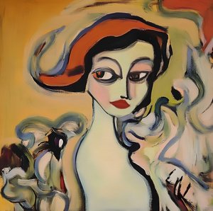 La femme au chapeau rouge