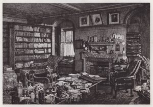 Le bureau de Charles Darwin à Down House - Axel (after) Haig