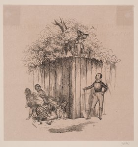 Enfants volant des pommes