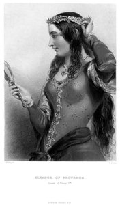 Éléonore de Provence vers 1223-1291, reine consort du roi Henri III, XIXe siècle - B. Eyles
