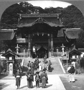 Temple Osua, Nagasaki, Japon, 1901