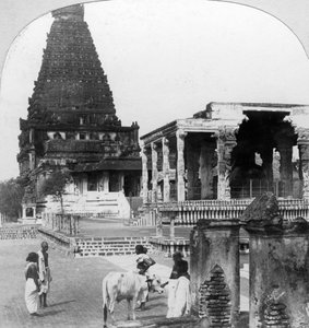 La Grande Pagode de Tanjore Thanjavur, Inde, 1902
