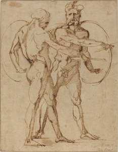 Deux nus masculins, vers 1520