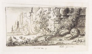Nature morte dans un parc - Baldassare Farina
