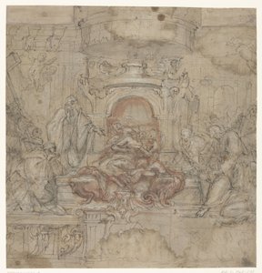 Projet pour un autel scénique de Pâques - Baldassare Franceschini