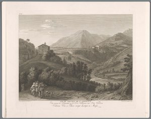Vue de San Cosimato - Balthasar Anton Dunker