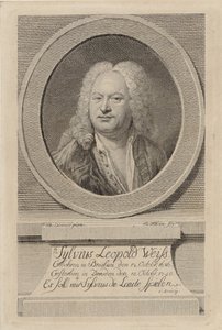 Portrait de Sylvius Leopold Weiss 1686-1750, 1750