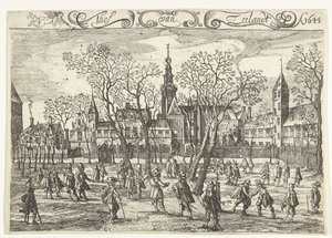 La Cour de Zélande à Middelbourg, 1644 - Balthasar Florisz. van Berckenrode
