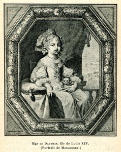 Cabanès, Éducation de Princes005 Mgr. le Dauphin, fils de Louis XIV - Balthasar Moncornet