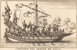 Capitana del Armata de Colco - Balthasar Moncornet after Remigio Cantagallina