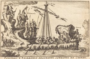Polifemo e Palemonio Argonauti conduits par Cérès