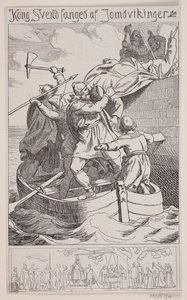 Le roi Svend capturé par les Jomsvikings