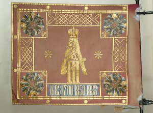 Bannière du régiment Leib-Garde Preobrazhensky, 1883 - Banners and Standards Flags