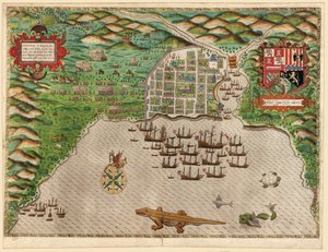 Capture de la colonie espagnole de Saint-Domingue à Hispaniola