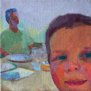 Regardant la glace - Barbara Hoogeweegen