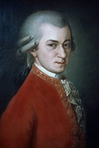 Wolfgang Amadeus Mozart, portrait posthume par Barbara Krafft