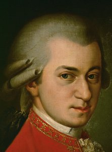 Wolfgang Amadeus Mozart ... (huile sur toile)