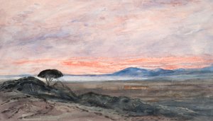 Paysage : Coucher de soleil - Barbara Leigh Smith Bodichon