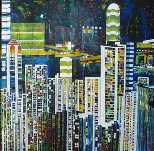 Une nuit animée en ville - Barbara Piatti