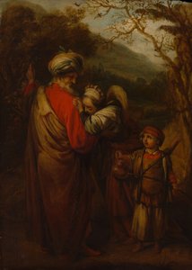 Abraham renvoyant Agar et Ismaël, 1658
