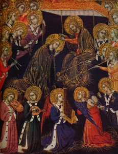 Le Couronnement de la Vierge, 1374