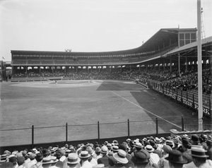 Comiskey Park, Chicago, Illinois, USA, vers 1910 (photo n/b)