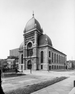 Congrégation du Sinaï, Chicago, Illinois, USA, vers 1900 - Barnes and Crosby