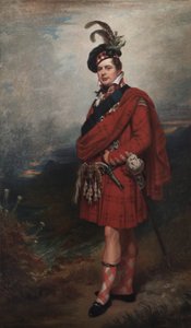 Auguste Frédéric, duc de Sussex, en costume écossais, 1885