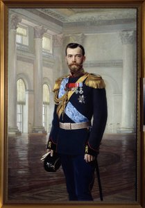 Portrait du tsar de Russie Nicolas II en 1900