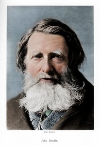John Ruskin, critique, poète et artiste anglais - Barraud