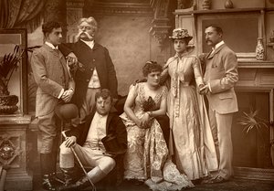 La compagnie de Drury Lane dans A Run of Luck, au théâtre de Drury Lane, Londres
