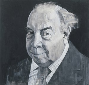 Portrait de J.B. Priestley, illustration pour The Listener, 1970s