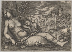 Der Welt Lauf Sleeping Justice copy, début du 16ème siècle